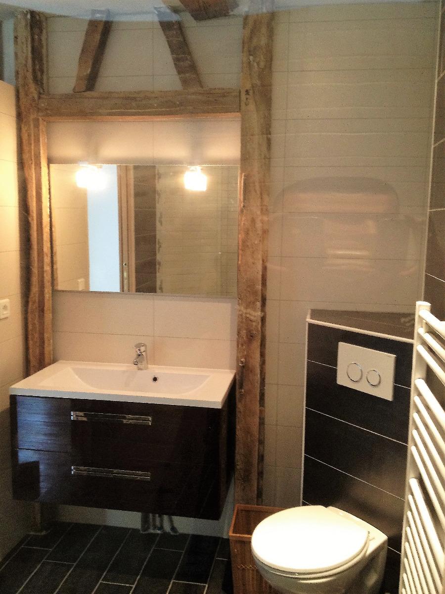 Meuble vasque et toilette suspendue